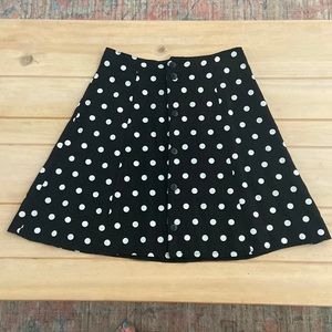 90's Vintage Polka Dot Skirt